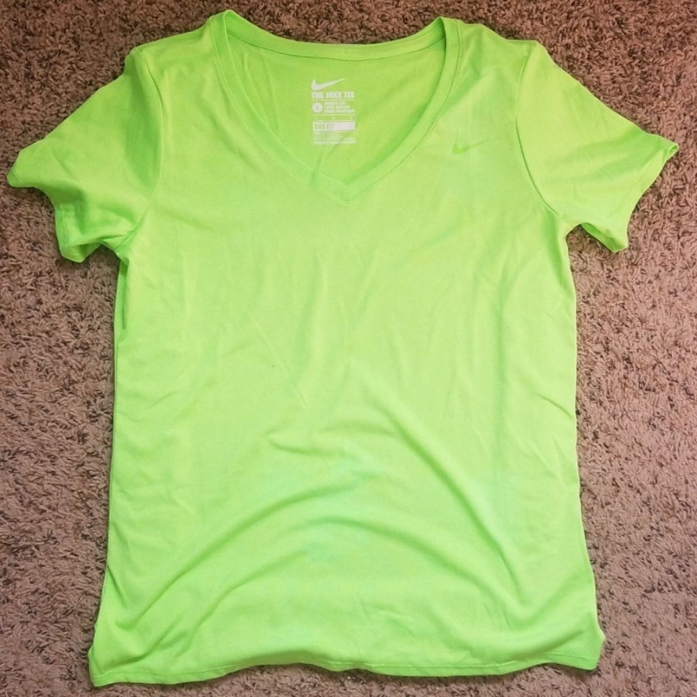 Nike Dry Fit Neon Green Shirt